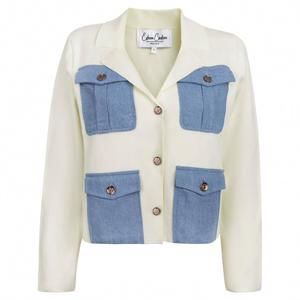 NEW ESTEEM COUTURE harlow jacket in ivory